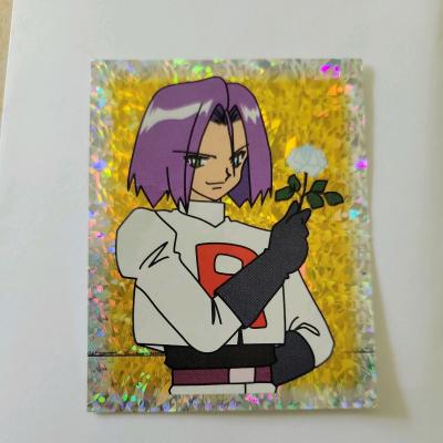 Autocollant Stickers Rare POKEMON Merlin 1999 N� S36 JAMES TEAM ROCKET HOLO
