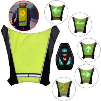 Gilet LED V�lo Trottinette FOLAYA Sans Fil �tanche 15h Autonomie S�curit�