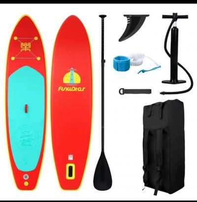 Planche de stand up paddle gonflable, 320 x 82 x 15,5 cm, capacit� de charge ...