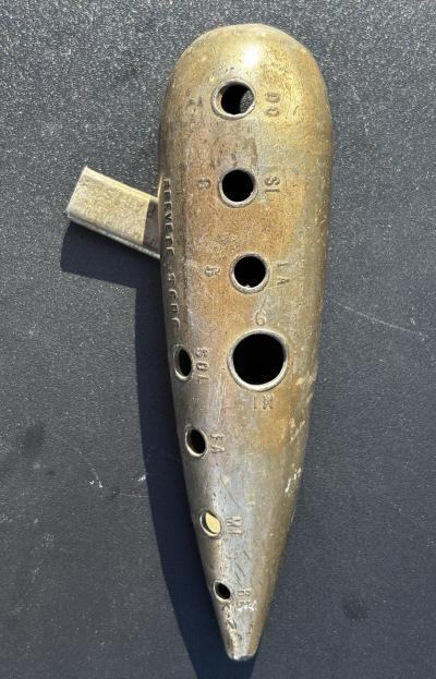 Instrument Ocarina fl�te  Metal Vintage