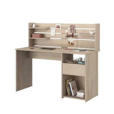 Bureau avec r�hausse ESCALE   D�cor chene   L 138 x P 60 x H 120 cm   PARISOT