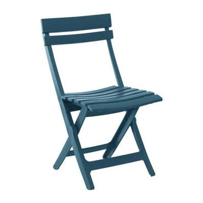 Chaise pliante   GROSFILLEX   MIAMI   Bleu min�ral
