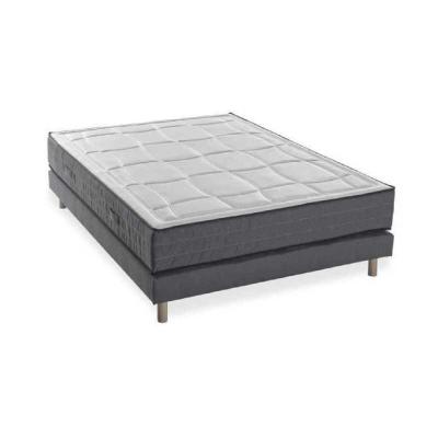 DEKO DREAM Ensemble matelas   sommier 140x190 cm   Mousse memoire   28cm   5