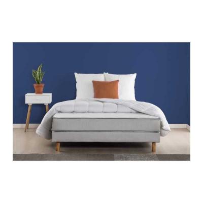 ZEN Pack pret a dormir   Matelas   sommier 160x200   couette   2 oreillers