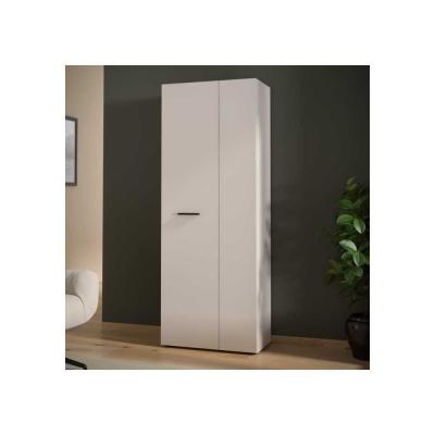 Armoire de rangement   2 portes  Beige sable   L68,7 x P36,5 x H181,1 cm