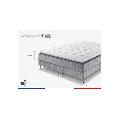 Ensemble matelas sommier 180 x 200 (Sommier 2x90) SIMMONS Hauteur 29 cm