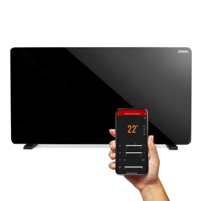 Convecteur de chauffage en verre avec wifi 2000w noir DOMO DO7356CH