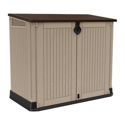 KETER   Coffre de jardin   Multifonctions   sans verins   880L   Beige