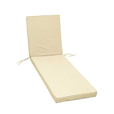 JARDIN PRIVE Coussin bain de soleil MONTE CARLO   185 x 55 x 6 cm   Ivoire