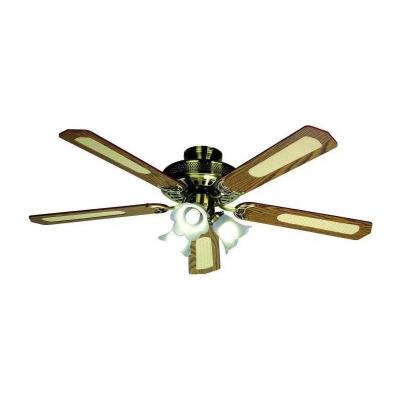 FARELEK   BALEARES O 132 cm   Ventilateur de plafond reversible, 5 pales noyer -