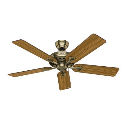 Ventilateur plafond sans �clairage Savoy Laiton 132 cm Interrupteur Chaine