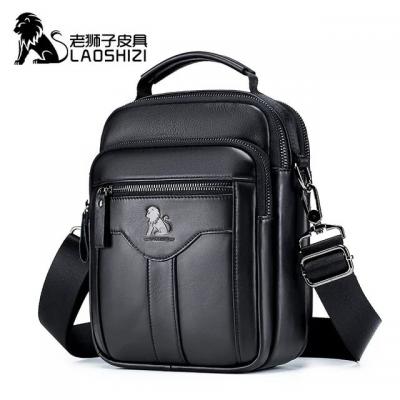 Sacoche Homme Cuir V�ritable Noir   Sac Bandouli�re en Cuir de Vache   �l�gant