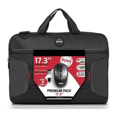 PREMIUM PACK : Sacoche pour PC Portable 17   Souris sans fil   Dungle USB
