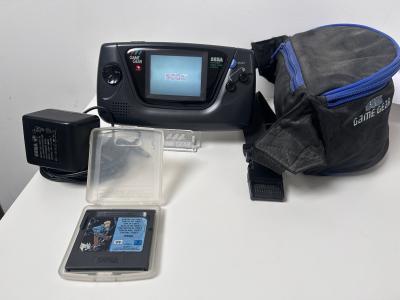 SEGA Game Gear originale Avec Tintin Au Tibet chargeur sacoche