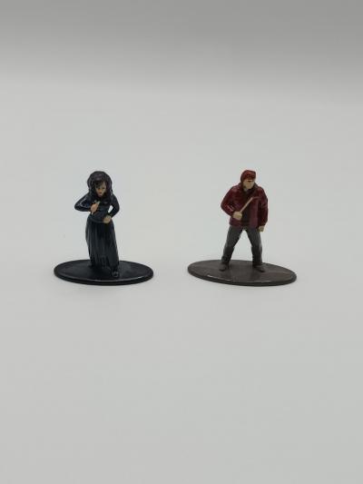 Lot 2 Figurines M�tal Harry Potter   Ron Weasley & Bellatrix Lestrange