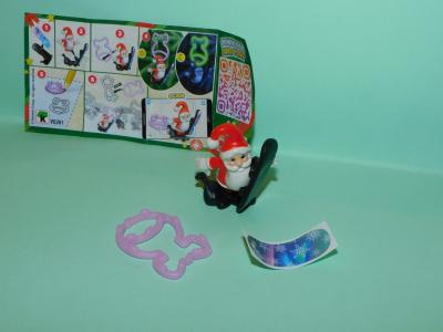 KINDER   Noel 2025   Snowboard P�re No�l   VQ261   BPZ
