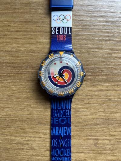 montre swatch collection Jeux Olympiques De S�oul 1988 Neuve