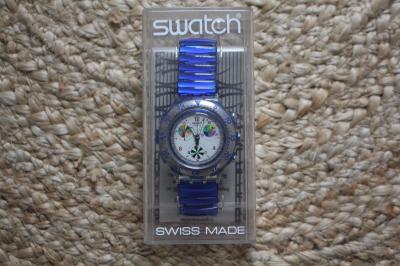 Montre Swatch SBK 103 vintage collection Acqua Chrono Bagnino neuve avec papier