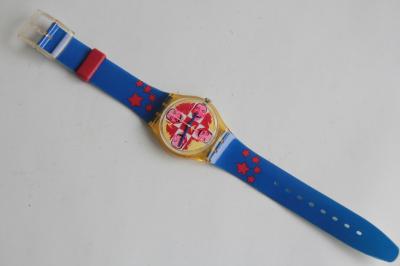 SWATCH Bracelet Montre Wild Laugh de Yue Min Jun GJ117 1996 (68558)