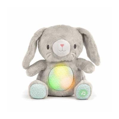 INGENUITY Doudou b�b� lapin Sylvi, peluche, m�lodies et vibrations apaisantes,