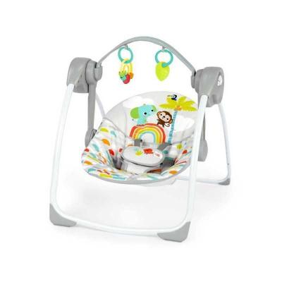 BRIGHT STARTS Playful Paradise balancelle portable pour b�b�, compacte et