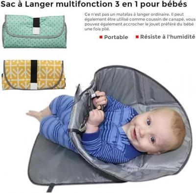 Sac � langer Jaune multifonction pour b�b� 3 en 1 imperm�able Pliable Portable