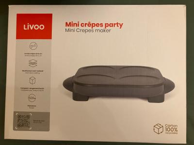 Cr�pi�re Livoo 1500w 4x12cm Gris Neuve emball�e