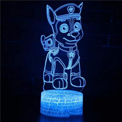 Pat Patrouille Veilleuse lampe Led shaze d�coration 16 Couleurs t�l�commande