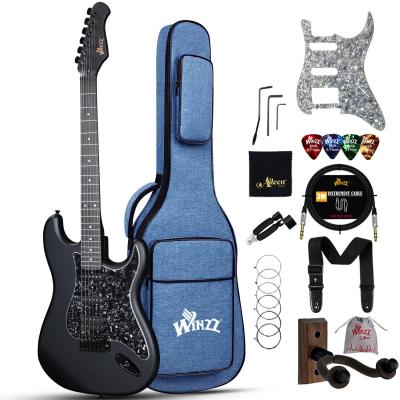 Guitare �lectrique Adulte 4-4 Taille, Capteur ST HSS, pour D�butant Pack de D...