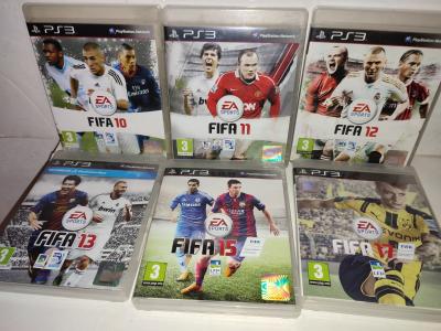 LOT 6 JEU PS3 FIFA 10   FIFA 11   FIFA 12   FIFA 13   FIFA 15   FIFA 17   WORK