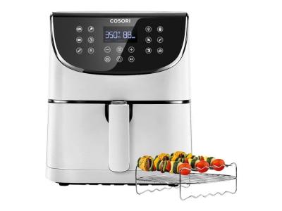 COSORI   AIR FRYER FRITEUSE SANS HUILE A AIR CHAUDE 5.5L   11 PROGRAMMES   BLANC