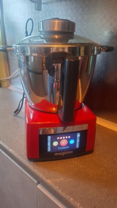 Robot Magimix Cook Expert Rouge   accessoires   disques   livres   facture