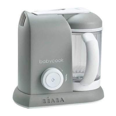 BEABA, Babycook Solo, Robot bebe 4 en 1, Cuiseur, Mixeur   Gris