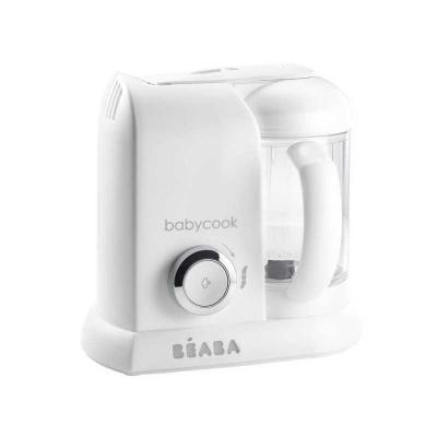 BEABA, Babycook Solo, Robot bebe 4 en 1, Cuiseur, Mixeur   Blanc