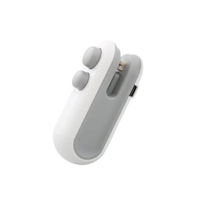 Mini scellant thermique automatique magn�tique 2 en 1 rechargeable snack sac scellant machine