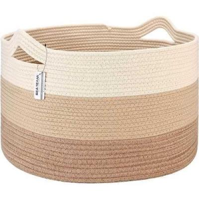 KHKAI Panier � linge tiss� XXL extra large avec poign�e pour v�tements, servi...