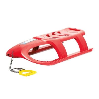 Luge tra�neau rouge avec patins en acier   Mod�le Bullet