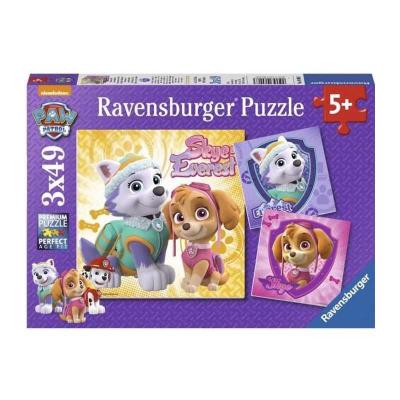 PAT' PATROUILLE Puzzles 3x49 pieces   Charmantes chiennes   Ravensburger   Lot