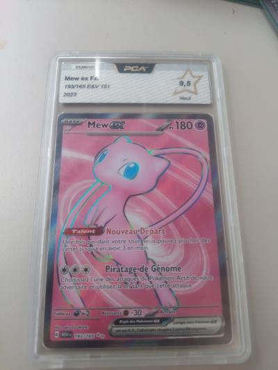 Carte Pokemon grad�e PCA 9,5 MEW Ex FA 193-165 EV3.5 151 FR