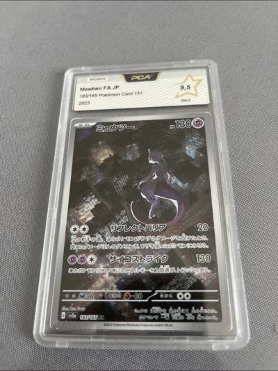 Pokemon Mewtwo AR 183-165 Japanese Pokemon 151 PCA 9.5