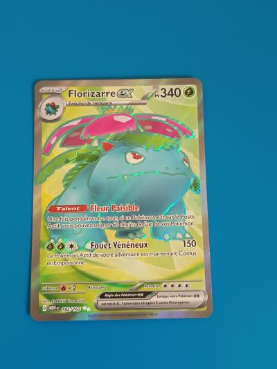 Carte Pok�mon Florizarre ex 182-165 EV3.5 151 Mew FR Neuve