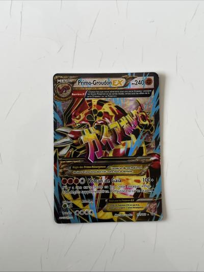 Carte Pok�mon Primo Groudon EX 151-160 FRA Ultra Rare GC