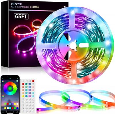Ruban Led,Led Chambre,Bande Led Lumineuse Contr�l� par APP Bluetooth ou