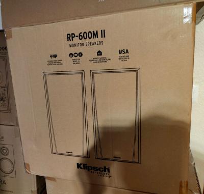 Klipsch RP 600M II   Ebony   Paire d'enceinte   NEUVE
