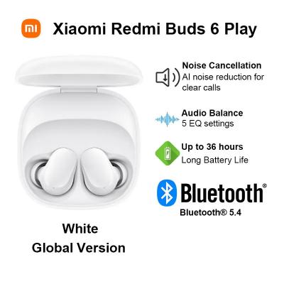 Xiaomi Redmi Buds 6 Play �couteur Bluetooth sans fil, r�duction du bruit AI,...
