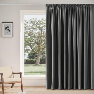 Rideau Occultant Thermique Gris 300 x 225 cm, Double Rideau Cuisine Salon Gal...