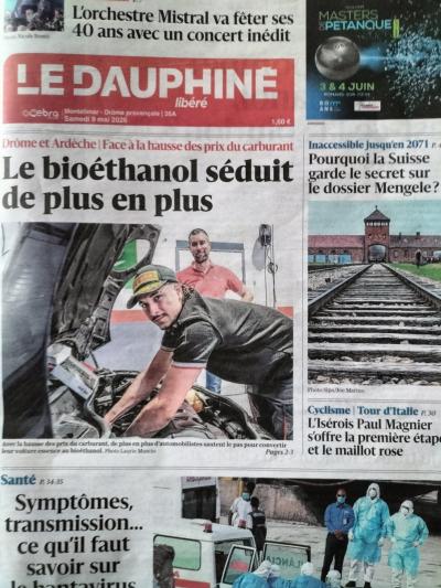LE DAUPHINE lib�r� 9 mai 2026 # La SUISSE et le secret du dossier Josef MENGELE