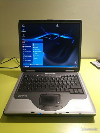 Ordinateur vintage compaq presario 2500 15 pouces windows XP pc portable fonctio