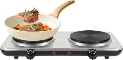 UTEN   PLAQUE DE CUISSON �LECTRIQUE 2 FEUX   5 NIVEAUX DE TEMP�RATURE   PORTABLE