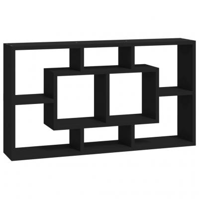 �tag�re Murale 8 Compartiments Flottante Suspendue Meuble de Rangement Chambre